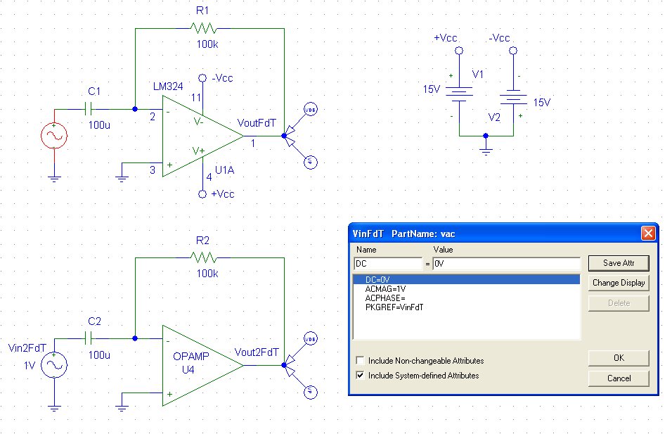 simple delay circuit pspice model